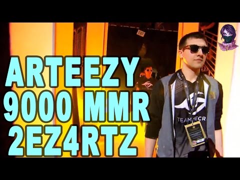Arteezy EZ 9k MMR - 2EZ4RTZ Dota 2 Highlights Team Secret player
