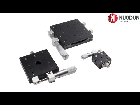 X-Axis Manual Linear Translation Stages, Crossed Roller Aluminum Stages