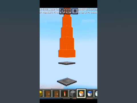 🔥UNBELIEVABLE! Build a Burj Khalifa in Minecraft! 💥 #YTShorts
