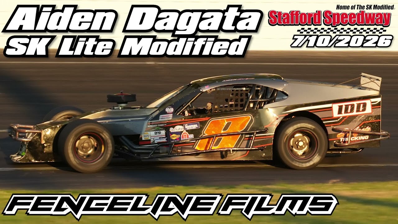 Aiden Dagata's SK Lite Modified Run at Stafford Speedway