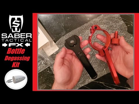 Saber Tactical Bottle Degasser Review and FX Valve Installation on 700cc tank