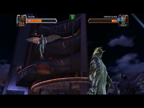 marvel contest of champions gameplay : corvus glaive, falcon, magneto, winter soldier,
