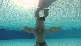 Breathing exercise before swimming, Exercices de respiration avant la nage