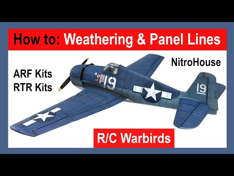How to Video: Weathering & Panel Lines on RC Warbird ARFs & RTR Planes