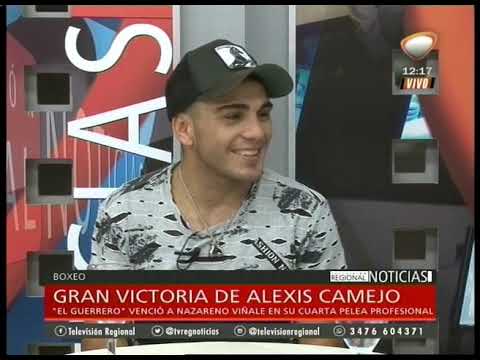 Alexis "El Guerrero" Camejo en Televisión Regional