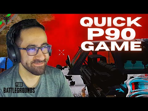 Barely Enough Ammo - PUBG Solo-Squads Gameplay, P90 PUBG, AWM, Driveby Kills
