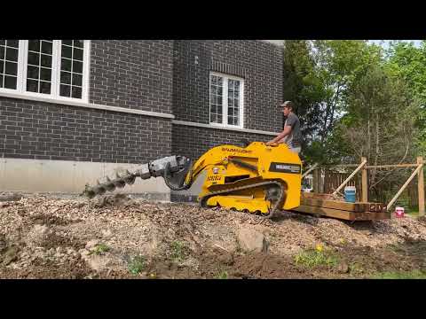 Baumalight RC586 Auger Drive for Skidsteers and Mini Skidsteer