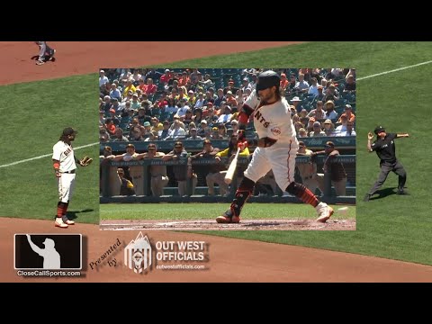 Ejection 150 - Brandon Crawford Ejected by 3B Umpire Ryan Blakney After Check Swing Strikeout