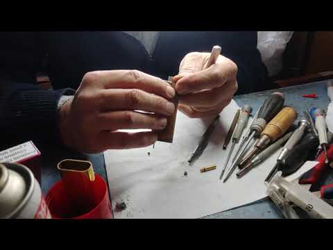 Dunhill Unique da tavolo Accendino Lighter Encendedor  briquet Feuerzeug smontaggio e riparazione.