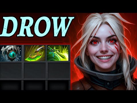Genius Drow Ranger DESTROYS with Fast Skadi Build! 🔥