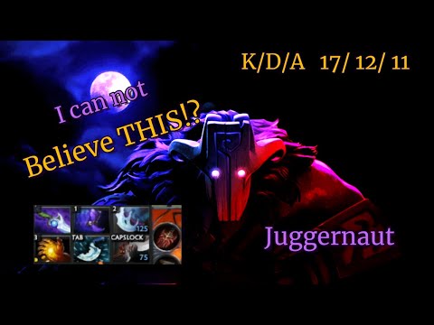 I can NOT BELIEVE this! | Juggernaut | Dota 2 Highlights Ranked Game Carry Core Safe Lane Play