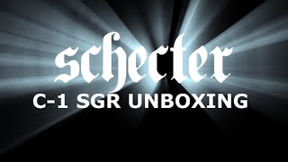 Video thumbnail for SCHECTER C-1 SGR GUITAR | UNBOXING by Den Bartolo