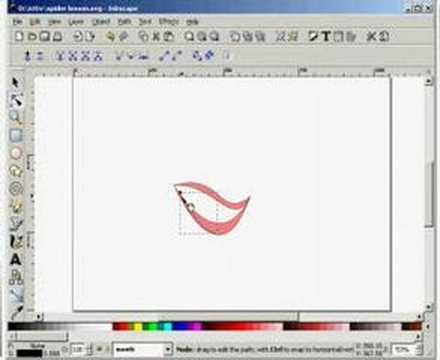 Inkscape spider lesson 3