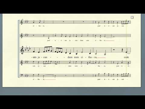 "Exultate Deo" - Giovanni Pierluigi da Palestrina (Alto 2)