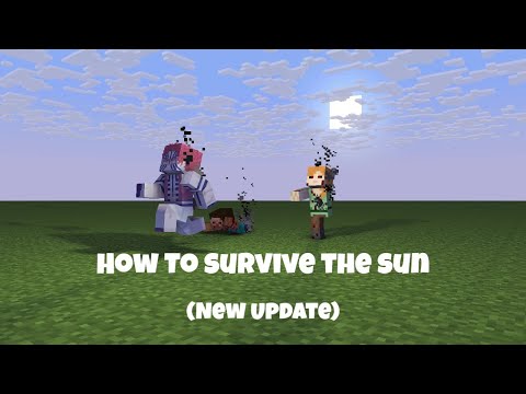 MinatoLash ✨⚡ - Minecraft how to survive the sun as a demon (Demon Slayer mod Update)