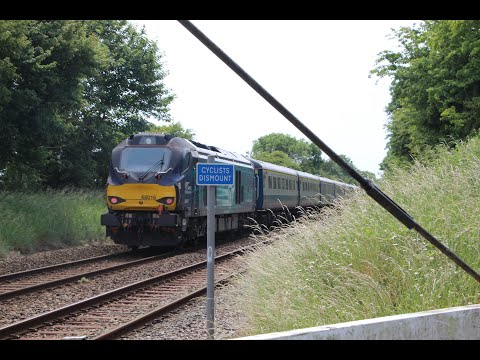 68003 'Asute' & 68016 'Fearless' Horns and speeds through Spinks Lane
