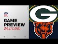 Green Bay Packers Vs Chicago Bears Wild Card Round Game Preview