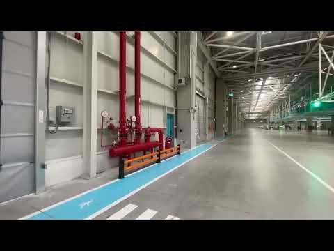 industrial folding door system designed