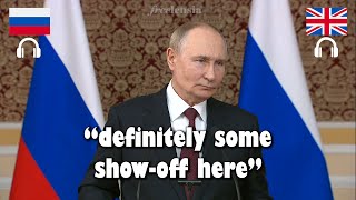 Putin on Zelensky’s Threats of Tomahawk Strikes on Russia | RU-EN