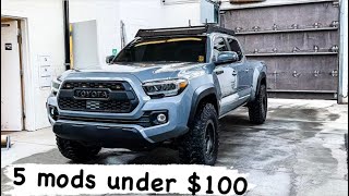 5 3RD GEN TACOMA MODIFICATIONS UNDER $100!!