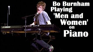 Bo Burnham | Playing &quot;Men and Women&quot; on Piano