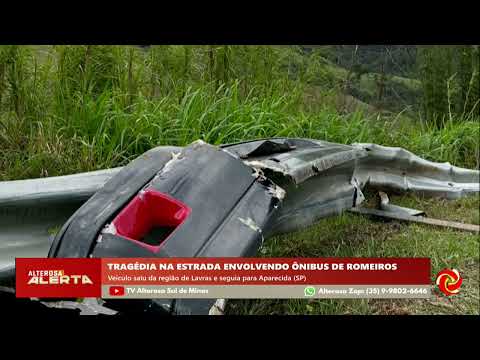 Seis morrem após ônibus que saiu de Lavras cair em ribanceira no estado de SP