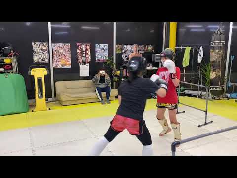 女子キックJr.姫愛ちゃんスパーリング