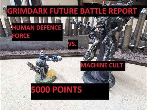 Grimdark Future 5000pts HDF vs Machine Cult Battle Report