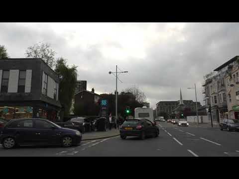 Driving On Vauxhall Street, Notte Street, The Crescent & Millbay Road, Plymouth, Devon, England