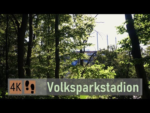 【4K】Secret Forest Walk at Volksparkstadion and Barclaycard Arena | Hamburg 🇩🇪