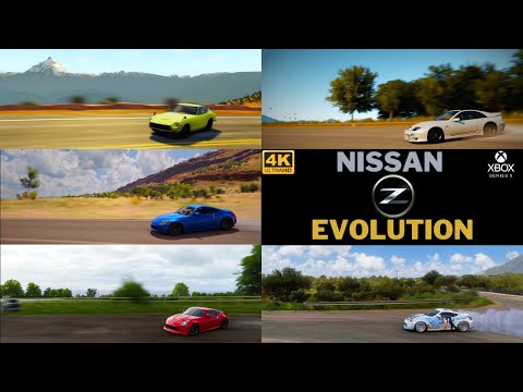 Evolution of the Nissan Z in Forza Horizon Games | JDM edition | XSX ★ 4K