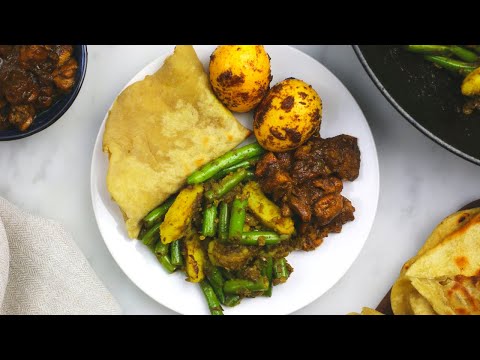 Surinamese Roti Chicken Curry