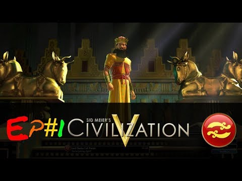 Modded Civ 5 (Darius I) Ep#1 Pissing off the Neighbors