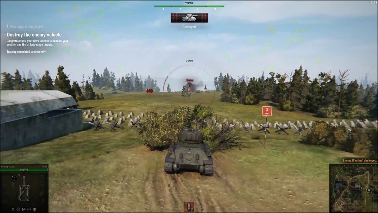 World of Tanks Beginner's Guide: #3 Tutorial battle