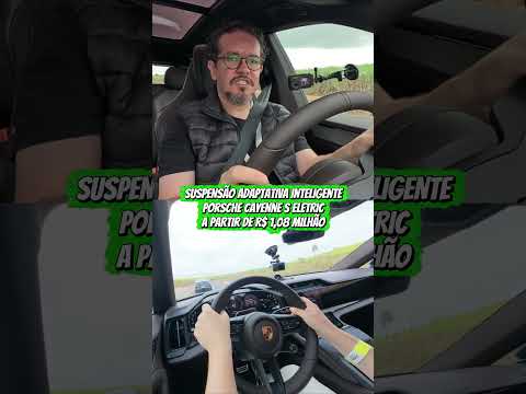 MAIS ESTABILIDADE E AERODINÂMICA! Veja como trabalha a suspensão do Cayenne S Eletric! 🚗✨