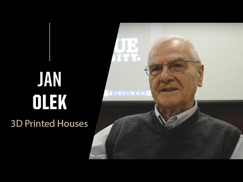 Purdue Expert: 3D Printed Houses
