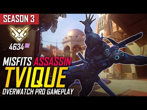 Overwatch ► TviQuE 'Misfits Assasin'  [S3 Grandmaster]