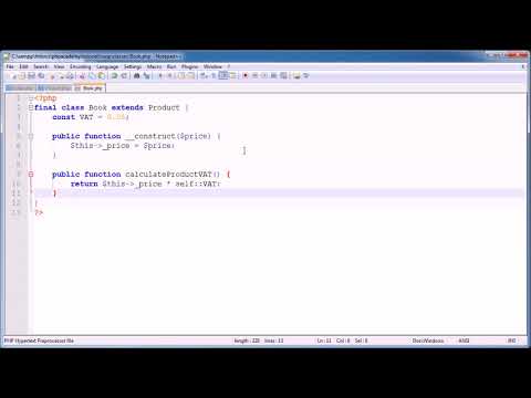 047 Class Constants Php Object Oriented Programming
