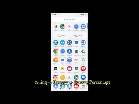Display Battery Percentage in Nokia Smartphone #Nokia 5.1 Plus #Android Pie
