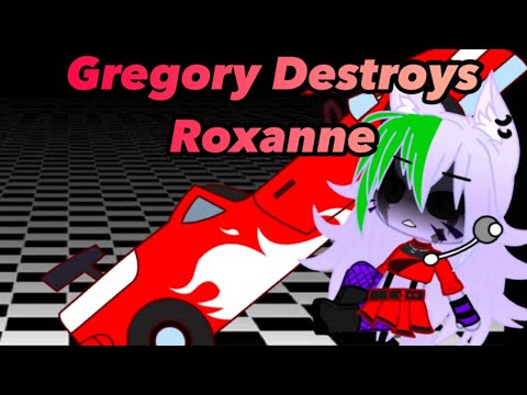 Gregory destroys Roxanne in Nutshell// Security Breach Gacha Club