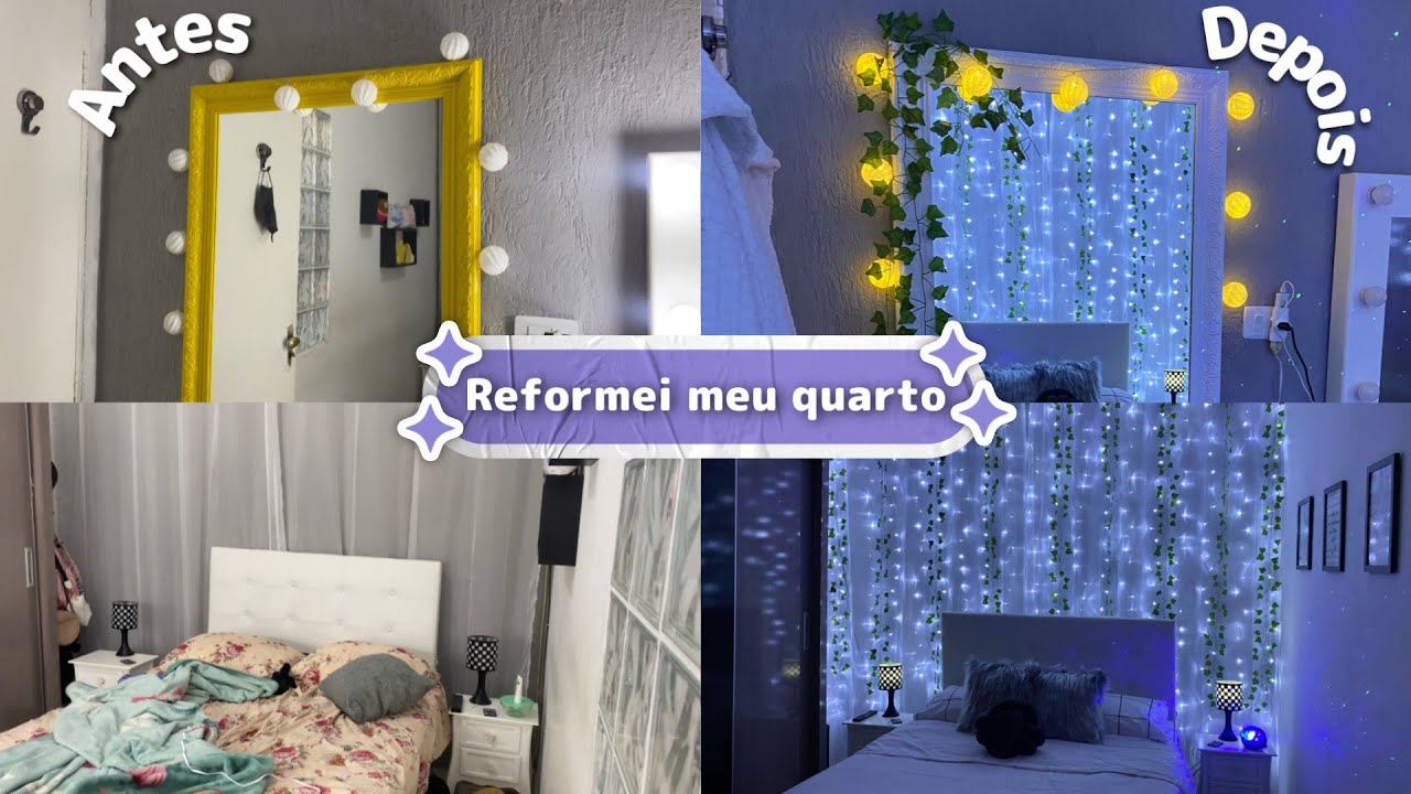 REFORMANDO meu QUARTO estilo Pinterest e aesthetic vibes ✨☁️ |  Thamires Lima