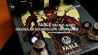 Video thumbnail for Walrus Audio: FABLE Granular Soundscape Generator by Brett Kingman