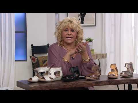 Earth Leather Wedge Sandals - Pisa Truro on QVC