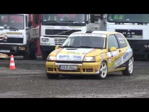 Smyka Rafał / Turek Anna - Renault Clio - 1 runda MOR w KJS Rzeszów 29-03-2015