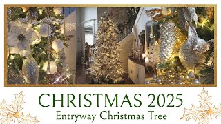 Christmas Decorate With Me: The Entryway Tree 🎄