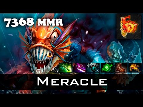Meracle Slark 41 kills 7368 MMR Dota 2