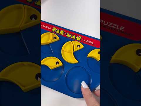 Pac-Man Board Game Two Challenging Puzzles 1980 #vintage #nostalgia #asmr #games #pacman