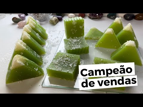 🍃Sabonete Artesanal Fitoenergético de Sal Grosso e Arruda  | Um campeão em vendas!