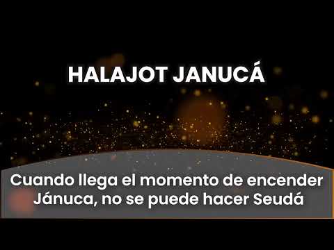 1 - Cuando llega el momento de encender Jánuca, no se puede hacer Seudá