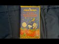 It S The Great Pumpkin Charlie Brown VHS Overview